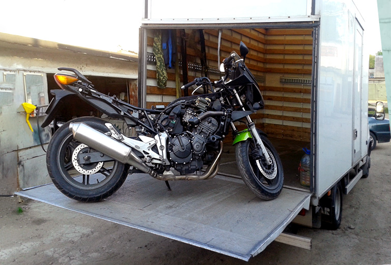 Отправка мотоцикла стоимость из Солнечногорска в Пулу